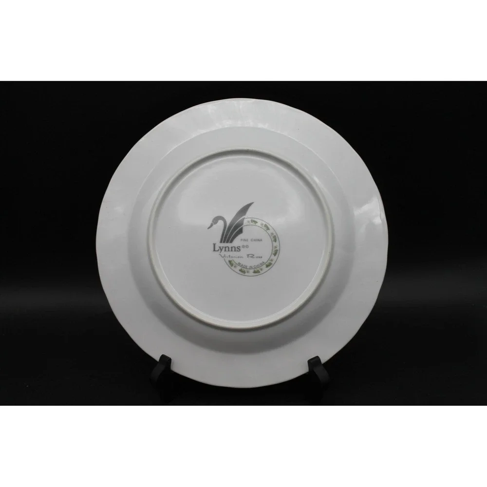 Lynns Victorian Rose Fine China 10.5